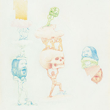 Jeff Davis, These Yearning Hierarchies Evolve and Compress, 2005, Colored pencil on paper 